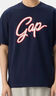 Gap男女裝2025夏季新款純棉印花大logo短袖T恤寬松時(shí)髦上衣727507 粉色 M (170/92A) 亞洲尺碼 曬單實(shí)拍圖
