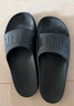 FREETIE LOGO運動(dòng)拖鞋人體工學(xué)腳床設計夏季防滑室內外男女拖鞋 黑色 45-46 曬單實(shí)拍圖