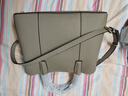 卡里普斯（CALYPSO）手提包真皮女包2026高級大氣單肩斜挎托特包上班女神節頭層牛皮 大象灰 曬單實(shí)拍圖