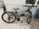 KASIDIAO山地自行車成人學生單車變速越野騎行男士賽車減震初中青少年高中 頂配-黑白色-輻條輪 26寸21速 曬單實拍圖