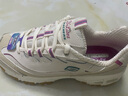 斯凱奇（Skechers）女鞋緩震舒適運動(dòng)鞋厚底休閑鞋增高老爹鞋149589 自然色/多彩色/NMLT 38 曬單實(shí)拍圖