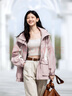 森馬（Semir）陳都靈|防護(hù)外套女中長(zhǎng)款寬松撞色秋裝戶外通勤夾克101524109001 曬單實(shí)拍圖