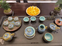 瀾春江鈞瓷窯變釉功夫茶具套裝高端中式泡茶壺家用辦公會(huì)客輕奢禮盒裝 鈞御[17件套]禮盒裝 【高檔禮盒裝】 曬單實(shí)拍圖