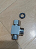 杜邦（DUPONT）三通接頭加厚一進(jìn)二出馬桶配件 4分活接口銅材質(zhì)角閥分水器 曬單實(shí)拍圖