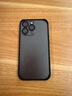 ESCASE 蘋果13手機(jī)邊框殼iPhone13pro手機(jī)防摔刮保護(hù)套保護(hù)邊框 加厚軟內(nèi)襯硬外殼 曜石黑 曬單實拍圖