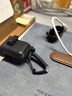 Smorss適用AirPods4保護(hù)套蘋(píng)果四代保護(hù)套無(wú)線藍(lán)牙耳機(jī)保護(hù)殼 全包防摔減震升級(jí)自動(dòng)彈蓋 黑色+掛鉤 曬單實(shí)拍圖