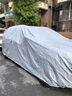 御山河100%牛津布車(chē)衣車(chē)罩SUV/轎車(chē)汽車(chē)通用防曬防雨隔熱冰雹四季遮陽(yáng)罩 【銀灰色】100%軍工級牛津布車(chē)衣-四季全車(chē)防護 雙層加絨特厚款【防暴曬防暴雨防冰雹】 曬單實(shí)拍圖