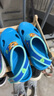 迪卡儂（DECATHLON）兒童涼鞋中大童寶寶泳池鞋淺藍色32~33-4463428 曬單實拍圖