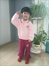 G.DUCKKIDS童裝女童春裝套裝兒童服裝小童春裝運動(dòng)衛衣兩件套1-3女寶寶衣服 粉紅色草莓熊【春秋款】 90 尺碼1~2歲【 80-90cm】 曬單實(shí)拍圖