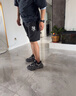 FILA斐樂(lè )男鞋運動(dòng)鞋易烊千璽同款颶風(fēng)鞋2025秋季新款輕便老爹鞋休閑鞋 神秘灰/黑-CA 41 曬單實(shí)拍圖