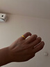 夢(mèng)金園黃金戒指 古法足金泥鰍背素圈可調節指環(huán)男女同款戒 生日禮物 約6.46g-面寬約5mm-克重多退少補 曬單實(shí)拍圖