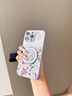 BOTLA高端品牌進(jìn)口品質(zhì)適用蘋(píng)果17promax手機殼新款iphone16外殼網(wǎng)紅爆款女高級感磁吸支架帶掛繩保護套 油畫(huà)繁花【草紫色】液態(tài)玻璃+磁吸支架+雙扣掛繩 iphone 17 Pro Max 曬單實(shí)拍圖