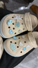 卡駱馳（CROCS）洞洞鞋貝雅卡駱班輕便耐磨一腳蹬休閑鞋|205089 冬日白/彩色-1LI 37 /38(230mm) 曬單實拍圖