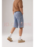 Levi's李維斯工裝25春夏新款巴恩風(fēng)男士568休閑寬松直筒牛仔短褲 淺藍色 32 曬單實(shí)拍圖