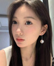 DAISY DREAM趙露思同款999足銀施家珍珠耳釘女小眾高級(jí)輕奢耳環(huán)流蘇耳墜耳飾 【銀色】999足銀珍珠耳釘 曬單實(shí)拍圖