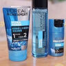 歐萊雅（LOREAL）男士護膚品套裝水能補水保濕控油洗面奶水乳爽膚水520禮物送男生 5】水能保濕三件套 曬單實(shí)拍圖
