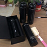 MOPUU 紫砂內膽智能保溫杯男女高檔茶水分離泡茶杯便攜水杯子定制 紳士黑【380ml】 曬單實(shí)拍圖