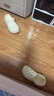 名創(chuàng)優(yōu)品（MINISO）洞洞鞋男女夏季外穿涼鞋防滑厚底踩屎感包頭涼拖鞋 卡其+海洋星星 曬單實(shí)拍圖