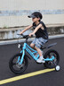 鳳凰兒童自行車(chē)男女孩寶寶3-6-8歲減震碟剎新款時(shí)尚單車(chē)腳踏車(chē)禮物 藍色丨98%免安裝丨雙碟剎一體輪 （目前身高105-115cm請選擇）16寸 曬單實(shí)拍圖