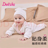 笛莎（DEESHA）嬰兒衣服寶寶連體衣空氣棉保暖睡衣新生兒衣服夾棉草莓(粉)80 曬單實(shí)拍圖