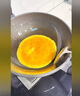 北鼎（Buydeem）32cm不粘鍋炒菜鍋平底鍋煎炒鍋輕煙聚油小鵝黃電磁爐燃氣灶通用 曬單實(shí)拍圖