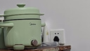 美的（Midea）電煮鍋 泡面火鍋宿舍小電鍋 電蒸鍋 多功能多用途電熱鍋 2.6L蒸煮一體XZE2066 配蒸籠【國家補貼】 曬單實拍圖