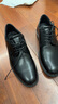 愛(ài)步（ECCO）德比鞋 牛皮增高商務(wù)正裝皮鞋男 里斯622104 黑色41 曬單實(shí)拍圖