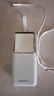 品勝（PISEN）3C認證充電寶65W可上飛機雙向快充27000mAh大容量便攜移動(dòng)電源蘋(píng)果17promax華為小米筆記本電腦 白色【65W快充|27000毫安】 曬單實(shí)拍圖