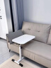 詩(shī)亭居移動(dòng)桌子床邊床邊桌可移動(dòng)床上小桌子臥室家用學(xué)生書(shū)桌簡(jiǎn)易宿舍寫(xiě) 【單板+單檔條】白色+白架55*32 曬單實(shí)拍圖