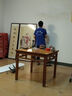 尚得堂手繪中堂掛畫(huà)農村新中式堂屋對聯(lián)字畫(huà)客廳裝飾畫(huà)福祿壽水墨畫(huà) 沙比利實(shí)木框-圓角棕色 裝裱85*165+2個(gè)45*165 曬單實(shí)拍圖