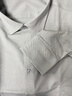 艾梅羅秋季新款羊毛莫代爾免燙長(zhǎng)袖襯衫男商務(wù)正裝純色抗皺微彈休閑襯衣 灰色 常規(guī) 40 (175/92) 曬單實(shí)拍圖