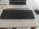 羅技（Logitech）K251藍牙鍵盤(pán)無(wú)線(xiàn)鍵盤(pán)辦公鍵盤(pán)鼠標套裝筆記本電腦Mac平板ipad鍵盤(pán) 數字鍵盤(pán)99鍵緊湊型設計帶支架 K251+M196【鍵鼠套裝-石墨黑】 曬單實(shí)拍圖