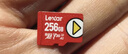雷克沙（Lexar）256GB TF（MicroSD）存儲卡 V30 A2 讀160MB/s 游戲機平板行車(chē)監控錄像內存卡 4K超清拍攝（BLUE） 曬單實(shí)拍圖