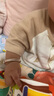 JELLYBABY寶寶哈兒童連體衣1-3歲兒童假兩件爬服小女孩秋冬款爬服童裝 杏色 80cm 曬單實(shí)拍圖