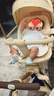 貝瑞加（Babyprints）嬰兒連體衣2件夏季短袖嬰兒衣服新生兒純棉哈衣輕薄爬服 白藍73 曬單實(shí)拍圖