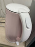 美的（Midea）電熱水壺家用電水壺?zé)畨?雙層防燙 0涂層食品級304不銹鋼 1500W快速沸騰 1.7L大容量 HJ1705 曬單實(shí)拍圖