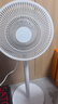 長(cháng)虹（CHANGHONG） 電風(fēng)扇落地扇家用立式電扇臺扇搖頭扇小型辦公室宿舍家用風(fēng)扇遙控空氣循環(huán)風(fēng)扇 小號機械款5葉（標準型） 曬單實(shí)拍圖