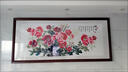 花開富貴牡丹圖掛畫帶框客廳裝飾畫餐廳背景墻風(fēng)水花鳥字畫國畫 款式1 120*50厘米【帶框成品】 曬單實拍圖
