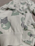 童泰（TONGTAI）嬰兒套裝春秋季純棉寶寶衣服兒童家居服內衣上衣高腰褲子綠色80cm 曬單實(shí)拍圖