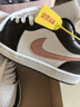 Jordan男子休閑鞋喬丹AJ1 JORDAN 1運動鞋 553558-165黑粉/黑白42 曬單實拍圖
