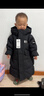 巴拉巴拉童裝兒童羽絨服男童冬長款連帽外套上衣流行舒適戶外潮款 黑色90001-灰鴨絨 110 (充絨量155g） 曬單實拍圖
