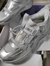 川崎（KAWASAKI）羽毛球鞋耐磨紐扣鞋帶男女款運動(dòng)鞋穿越2.0Mid 太空銀 44 曬單實(shí)拍圖