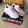 Skechers斯凱奇兒童糖果鞋UNO低幫板鞋女童休閑鞋秋中大童小白鞋310451L 曬單實(shí)拍圖