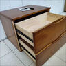 全實(shí)木落地床頭柜北歐簡(jiǎn)約收納儲物柜臥室邊柜雙抽床邊柜整裝發(fā)貨 胡桃色【整裝發(fā)貨】 45x40x43cm（長(cháng)x寬x高） 曬單實(shí)拍圖