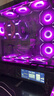 瓦爾基里（VALKYRIE）VK03 BLACK 黑色 ATX 游戲電腦臺式機箱 支持360水冷 6.2吋觸摸屏 270°海景房 曬單實(shí)拍圖