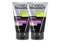 歐萊雅（LOREAL）男士控油炭爽抗黑頭潔面100ml*2 深層凈化保濕凈爽控油 曬單實(shí)拍圖