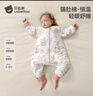貝肽斯嬰兒睡袋純棉恒溫兒童分腿睡袋嬰幼兒防踢被睡衣四季雙層 秘境M 曬單實(shí)拍圖