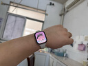 Apple Watch Series 10 智能手表42毫米玫瑰金色鋁金屬表殼梅子色回環(huán)式表帶【GPS款】聯(lián)通補(bǔ)貼 曬單實(shí)拍圖