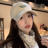 MMOPTOP棒球帽男女春夏潮流帽子寬檐大頭圍字母刺秀顯臉小鴨舌帽遮陽(yáng)帽 曬單實(shí)拍圖