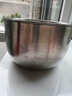 多川不銹鋼加深打蛋盆缽缽雞盆商用擺攤冷鍋盆帶蓋奶油盆加厚深盆 大號加深盆寬23高15 曬單實(shí)拍圖